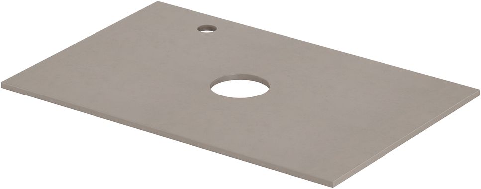 Столешница Aquanet Flat 70 бежевый с отв слева 0₽