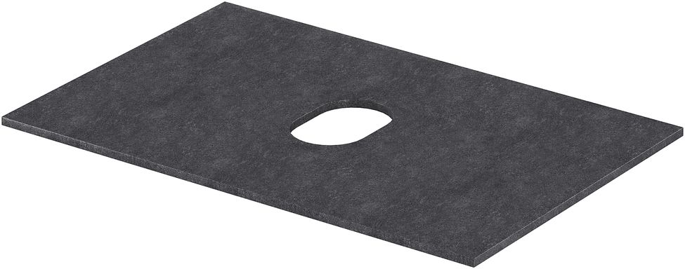 Столешница Aquanet Flat 70 графит 0₽