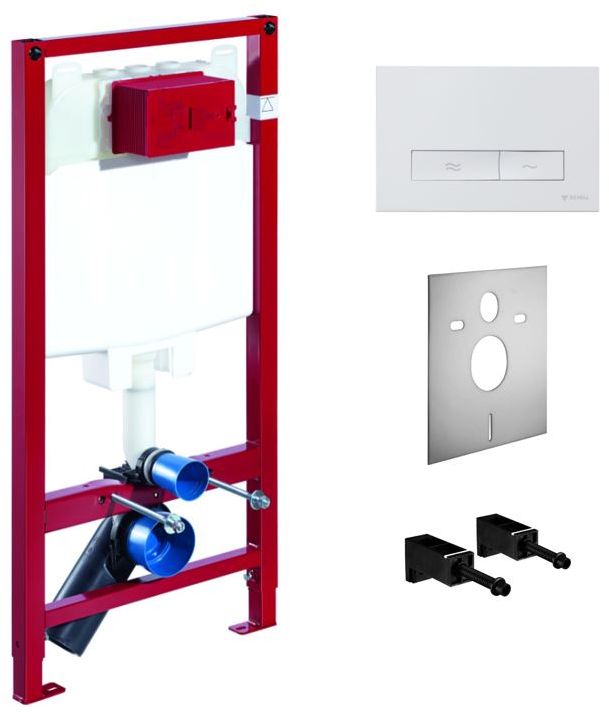 Инсталляция для унитаза Schell Montus С80 SCL030620099 + SCL031221599 с кнопкой смыва