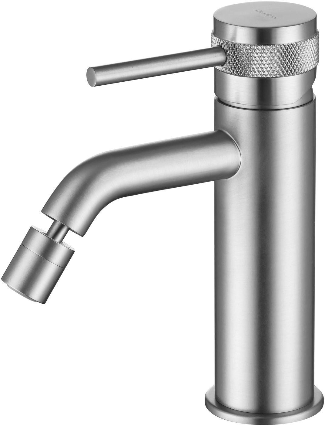 Смеситель для биде Allen Brau Priority 531A04-BN с донным клапаном никель браш 0₽