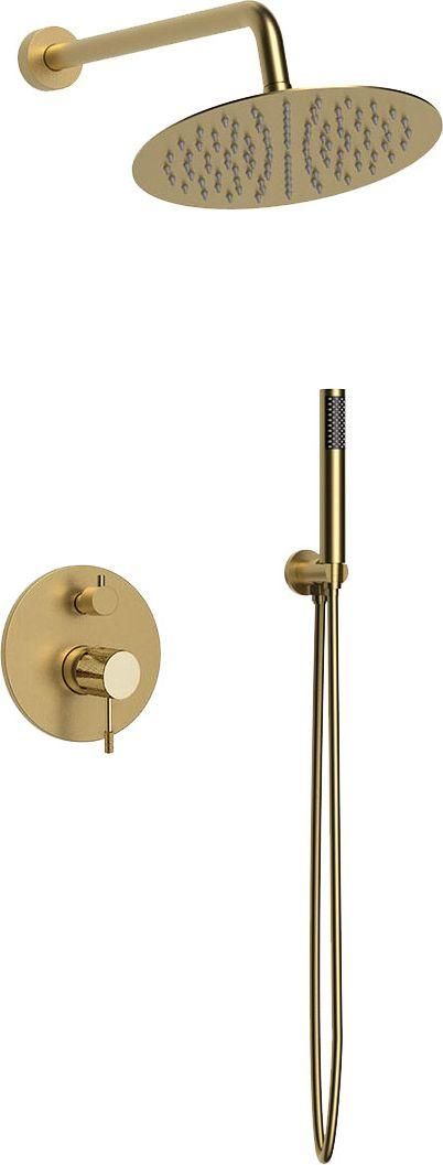 Душевой комплект Vincea Desire VSFW-1D1BG брашированное золото 29600₽