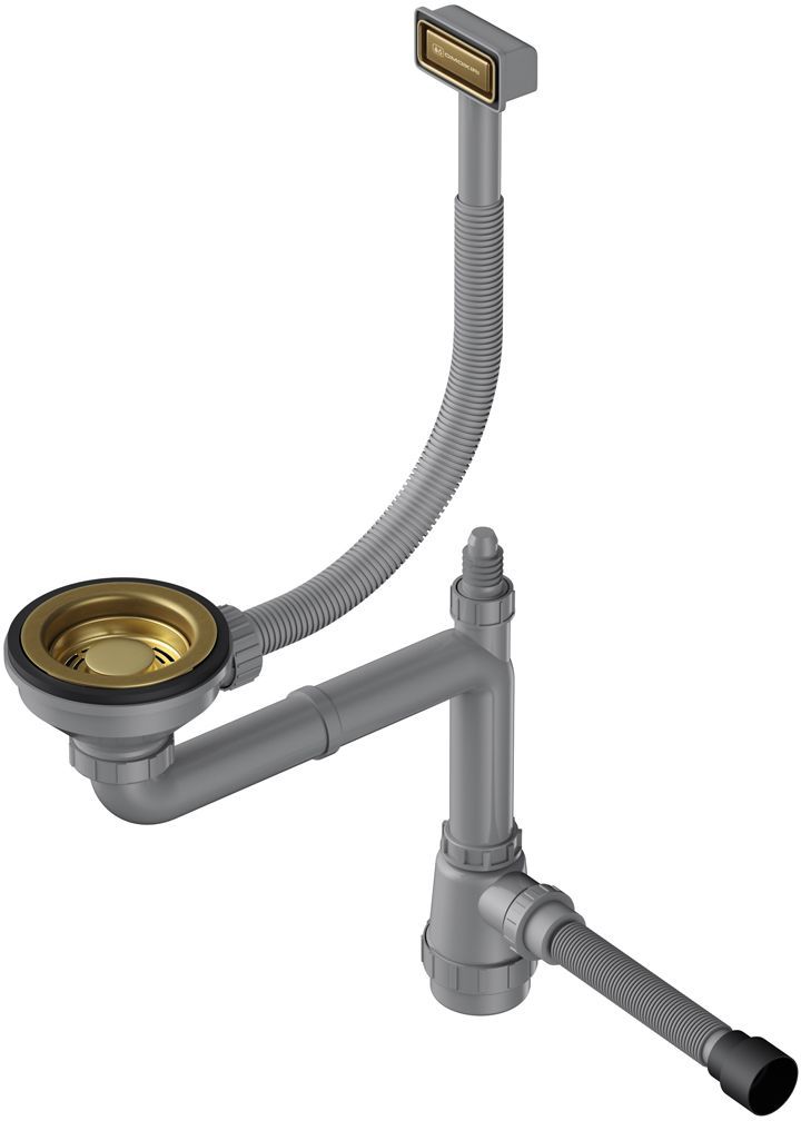 Сифон для кухонной мойки Omoikiri WK-1-AB 4956475 античная латунь 0₽