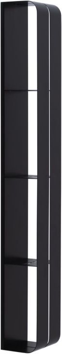 Полка Aquanet Магнум 15x100 черная матовая вертикальная 0₽