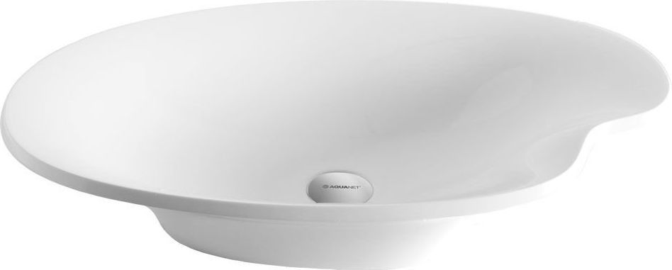 Раковина накладная Aquanet Desire V45-N 650x400, глянцевая