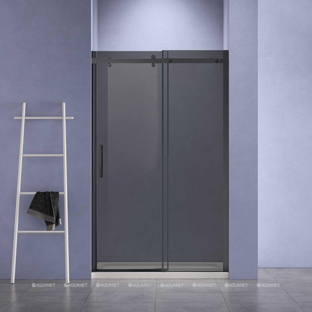 Душевая дверь Vincea Como-N 140 VDS-4CN140CGB черный, стекло тонированное